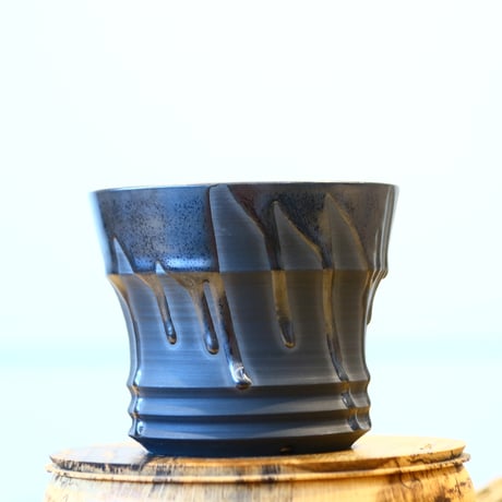 Yuta Uchida / black glaze / humanity pot    no.1231-21