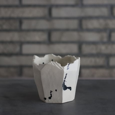 N/OH / 澪標 / White + dripping / S (4.5号)    no.426-32