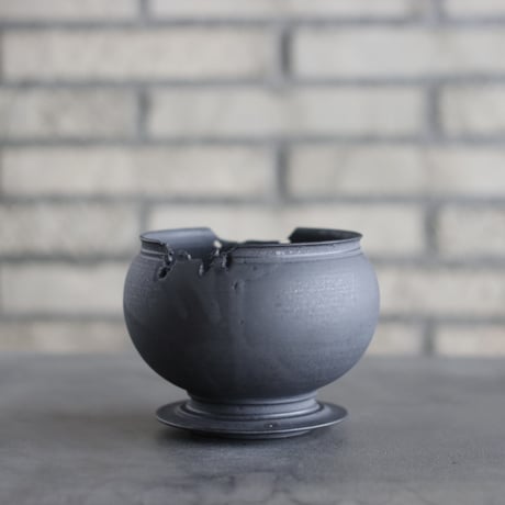 TAKERO POT / スミクロ /(4.5号) no.1116-7