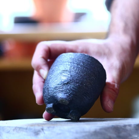 joint pot   安西桂   ×   安西岳郎   親子鉢〝土の子″ S   no.1018-20