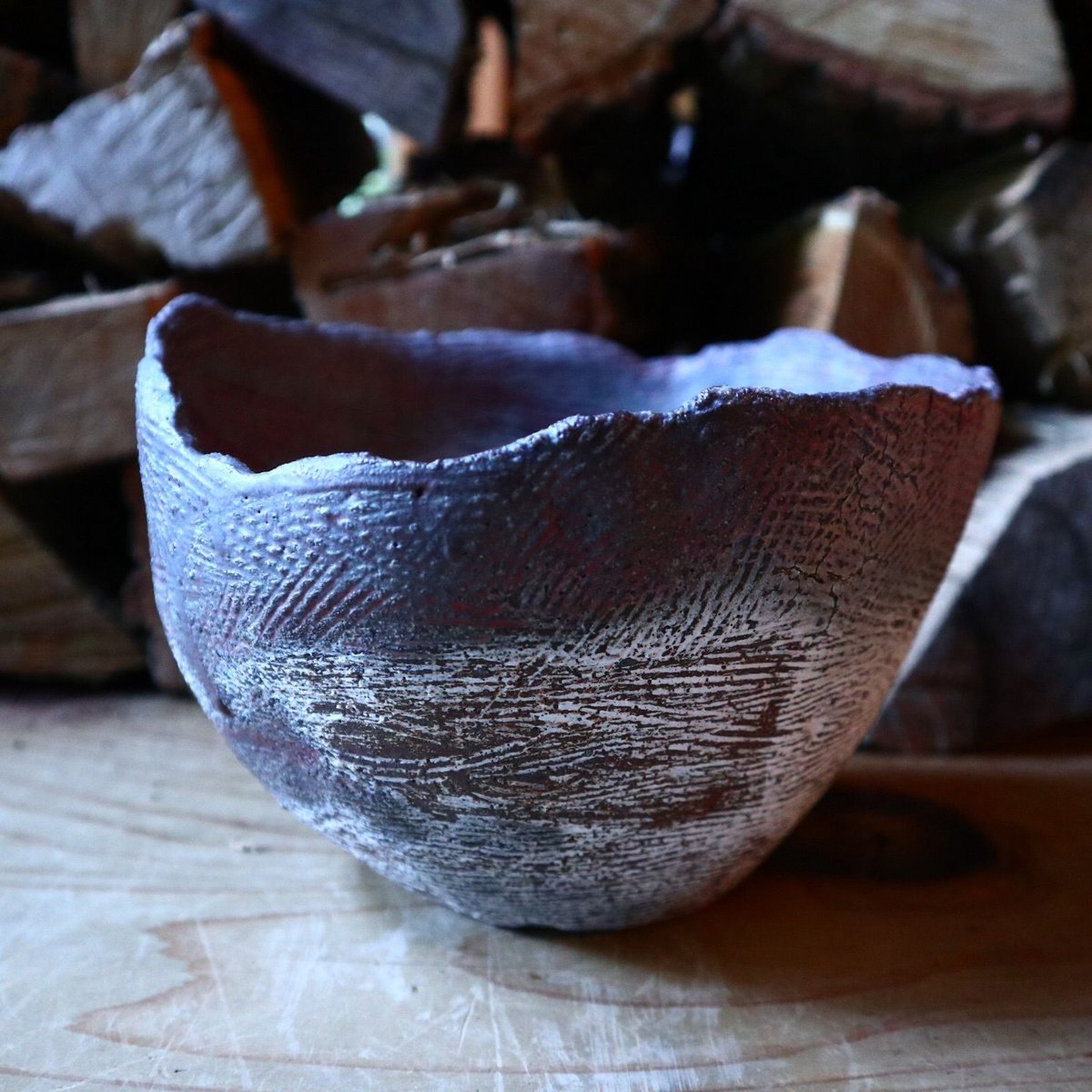 安西桂 〝土の子″ 鉢 no.111703 | 芽の巣山