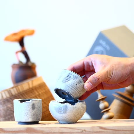 N/OH / コロ鉢 / classic grey / 2号 / 3pieces Set (box付き)   no.121019