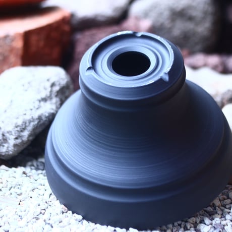 Yuta  Uchida 〝black  clay″   /   humanity pot       no.510-18