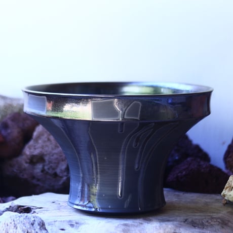 Yuta  Uchida 〝black  glaze″   /   humanity pot       no.42553