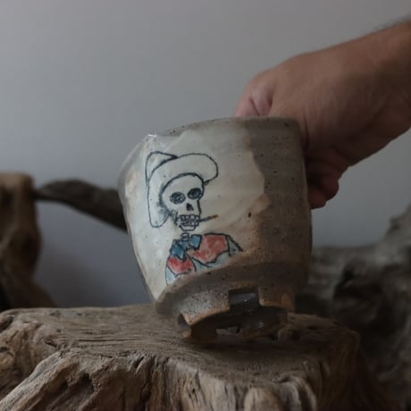 Andrew Gemrich〝CALAVERA″ / humanity pot  no.920-C25