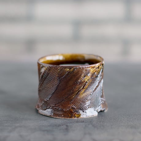 Masato Akutsu / brown glaze / humanity pot (2.5号)  no.824-36