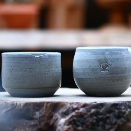 N/OH ／set CUP&POT／Blue gray　    no.417/103