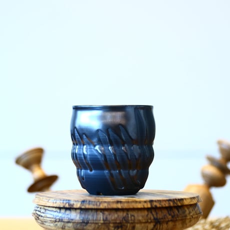 Yuta Uchida〝black glaze″ / humanity pot    no514-U30