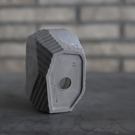 N/OH / 応-OU-/ smoky gray＋Moon / SS (4号)  no.222-132