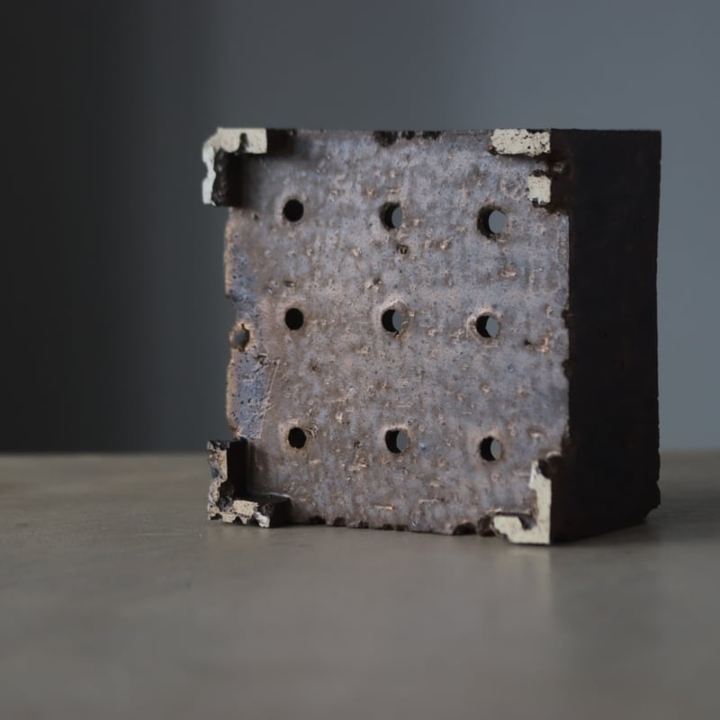 たけろうポット 角鉢 ムシクイ テツサビ たけろうポット/ 角鉢 / ムシクイ / テツサビ / S no.1006-12