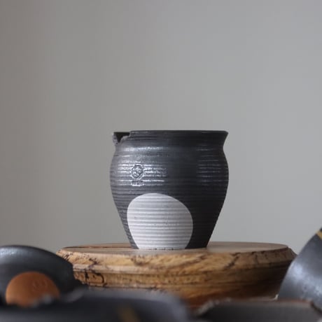 N/OH / コロ鉢 / N-Black + Moon / XS    no.428-38