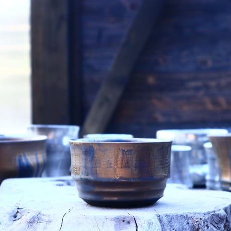 Yuta  Uchida 〝gold  rust″    /   humanity pot      no.11746