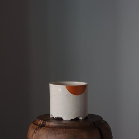 N/OH / コロ鉢 / white＋Moon / XS  no.202-63
