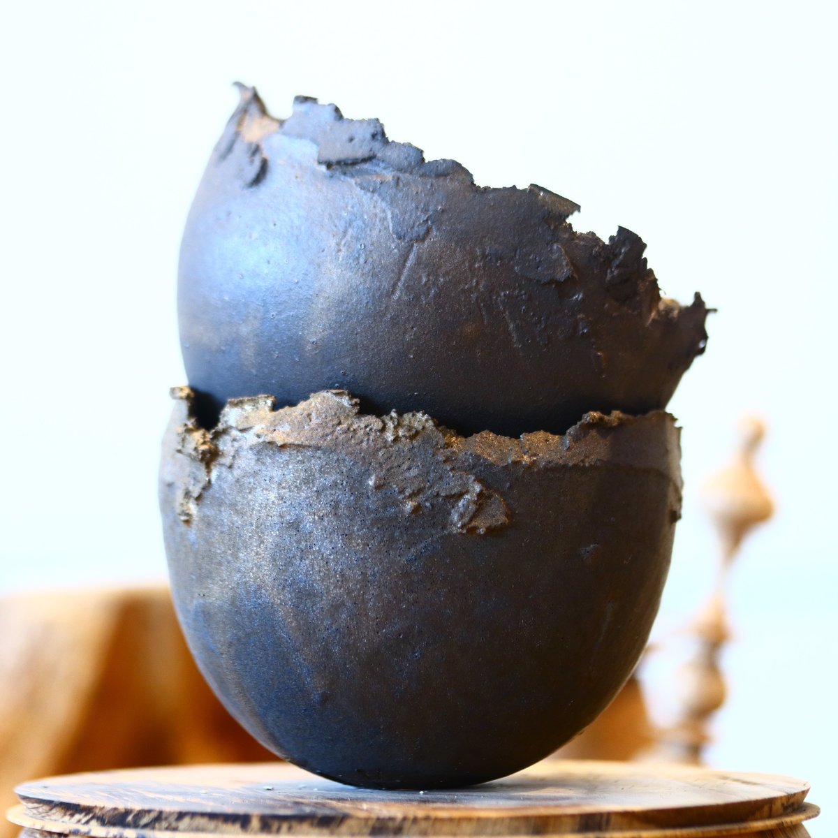 たけろうポット / ちぎり/ コガネ / M no.211-42 | 芽の巣山