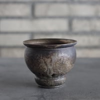 takero pot / mushikui / 炭化焼成 (3号)  no.531-97