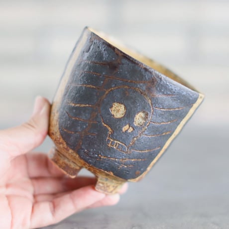Andrew Gemrich / Calavera / humanity pot (3.5号)  no.824-11