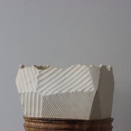 N/OH / 応-OU- / white＋Line / M (6号)  no.504-4