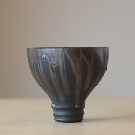 Yuta Uchida / black glaze (4.5号鉢)  no.330-2