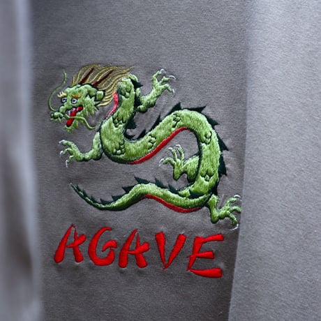 humanity×MENOSYAMA 【poorpatch T-shirt】AGAVEDRAGON (サンドカーキ)    予約販売