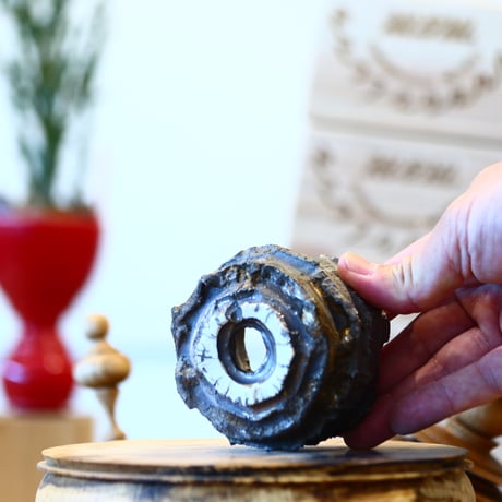 【TENN】たけろうポット / ケズリ/ 金銀   no.122414