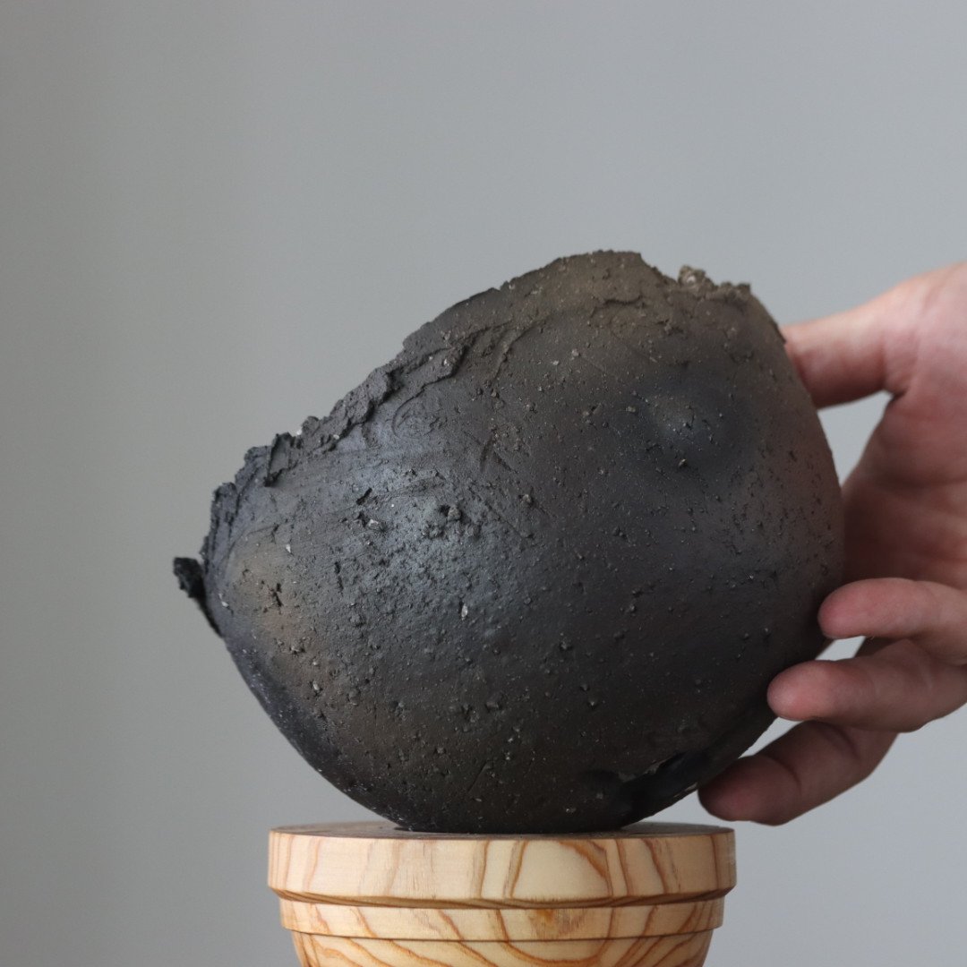 たけろうポット/ チギリ / シブ スミ / M たけろうポット/ チギリ / スミ / L no.623-64 | 芽の巣山