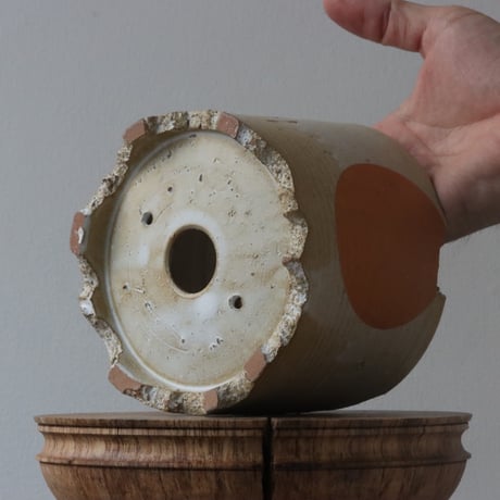 N/OH / コロ鉢 / Ocher＋Moon / S (4.5号)   no.504-142