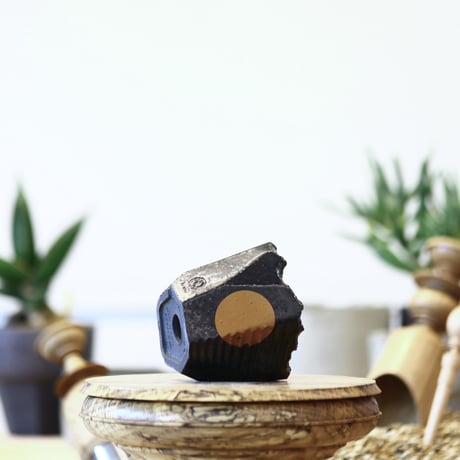 N/OH   澪標 / Black + gold moon  / XS   no.611-5