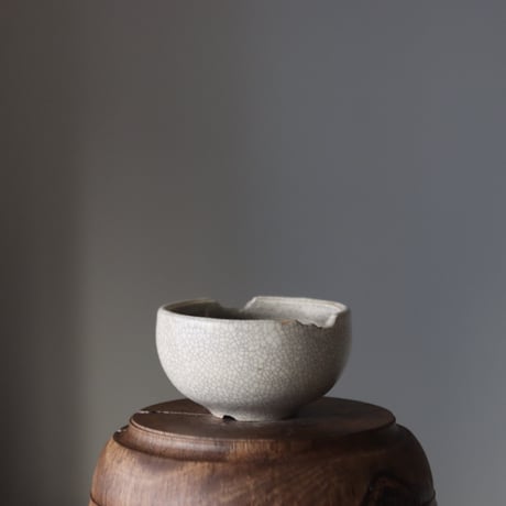 N/OH / コロ鉢 / classic white＋Moon / XS   no.209-202