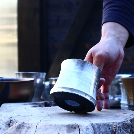 Yuta  Uchida 〝 silver  rust″    /   humanity pot      no.11770