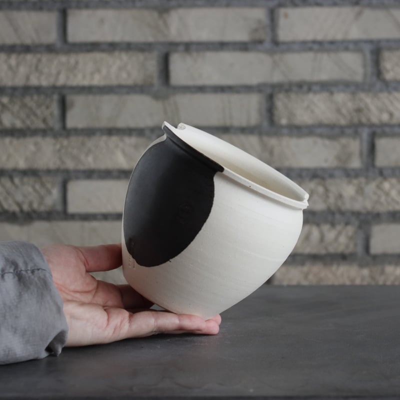 N/OH / コロ鉢 / Tear drop / W.B / S (4.5号) no.215