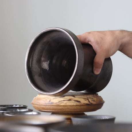 Atsushi Funakushi / black iron / humanity pot     no.512-49
