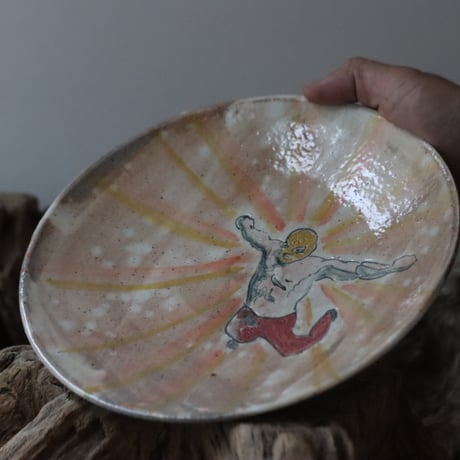 【食器/皿】Andrew Gemrich〝LUCHA LIBRE″ / humanity pot no.920-L39