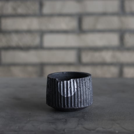N/OH / コロ鉢 / N-Black＋Moon / XS (2.5号)  no.222-96