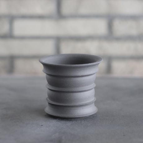 takero pot / ヤキシメ クロ (3号)   no.208-68