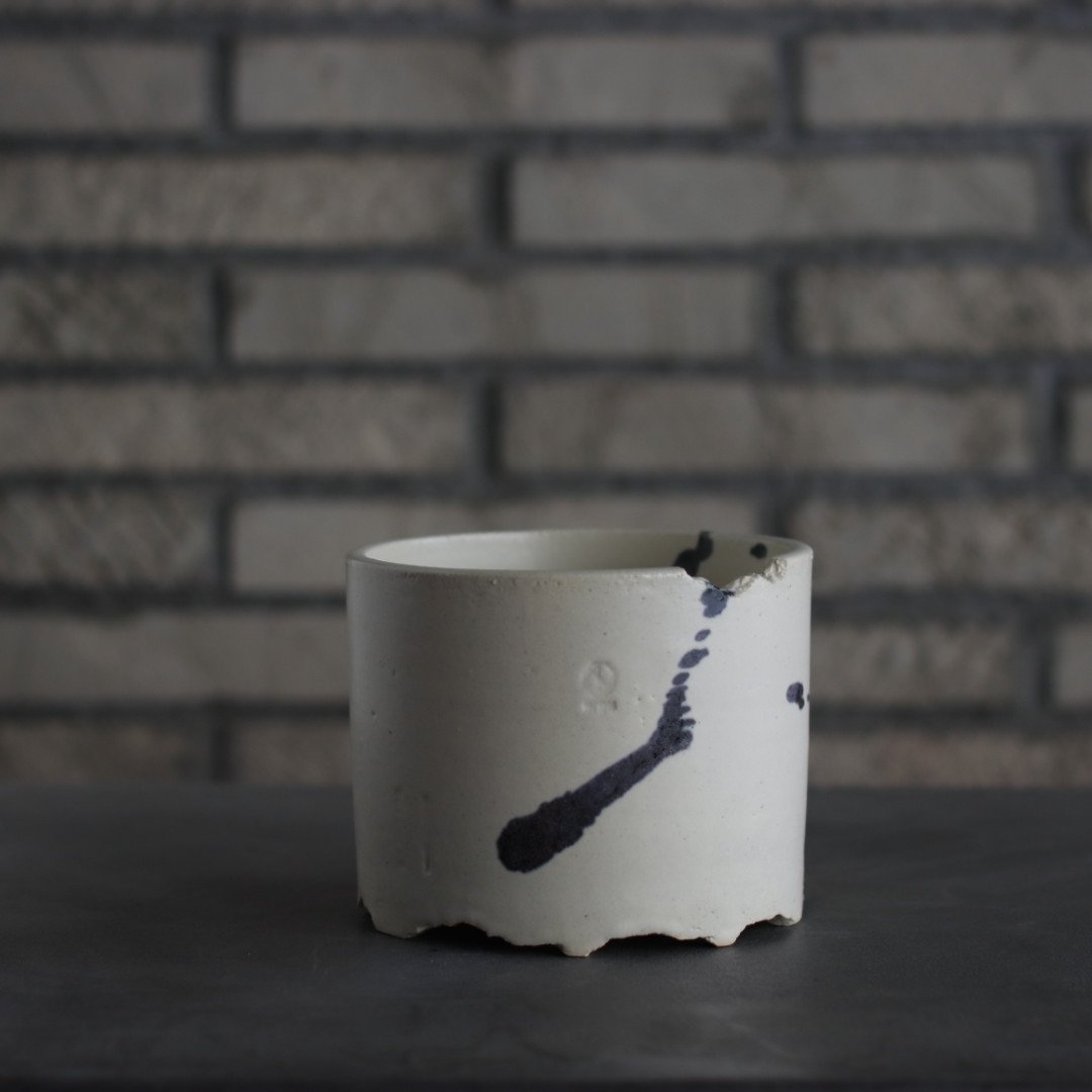 N/OH / コロ鉢 / dripping / W.呉 / S (4.5号) no.215-