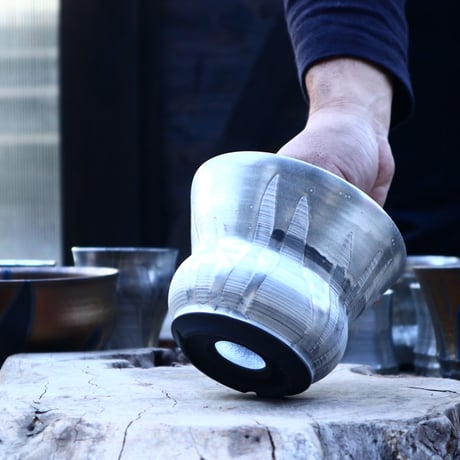 Yuta  Uchida 〝 silver  rust″    /   humanity pot      no.11782