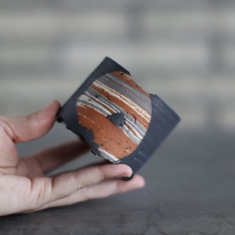 N/OH / コロ鉢 / MARBLE NOHBLE + Strokes / XS (2.5号)  no.1025-58