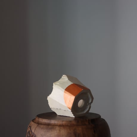 N/OH / 澪標 / matt white ＋Moon / XS  no.202-48