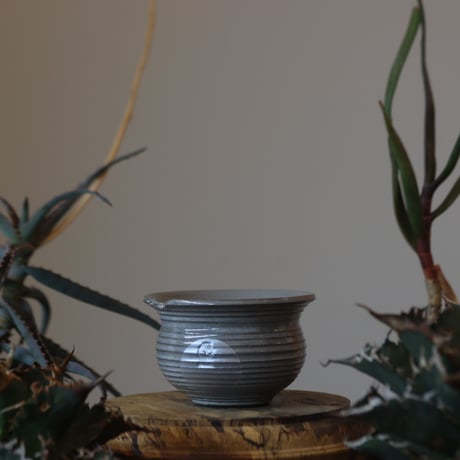 N/OH / コロ鉢 / M.gray + Moon / XS   no.929-15