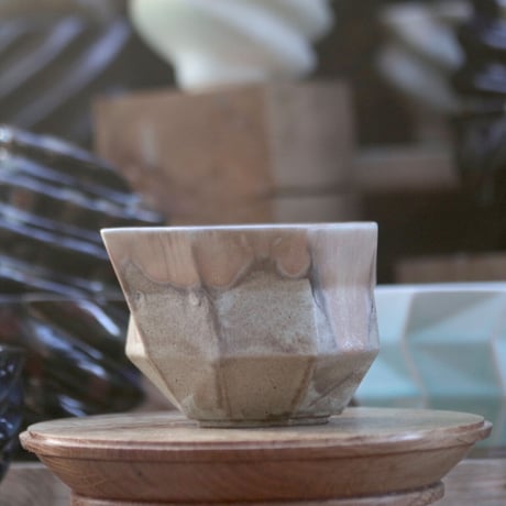 P&A ceramic ware / polygon pot 　no.108-97