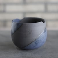 N/OH / コロ鉢-Tear Drop (ダブル) / rich black × Blue / SS (3.5号)  no.503-191