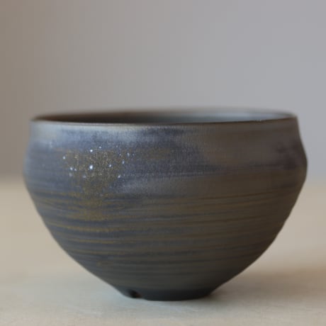 Yuta Uchida / gold glaze (4号鉢)  no.330-77