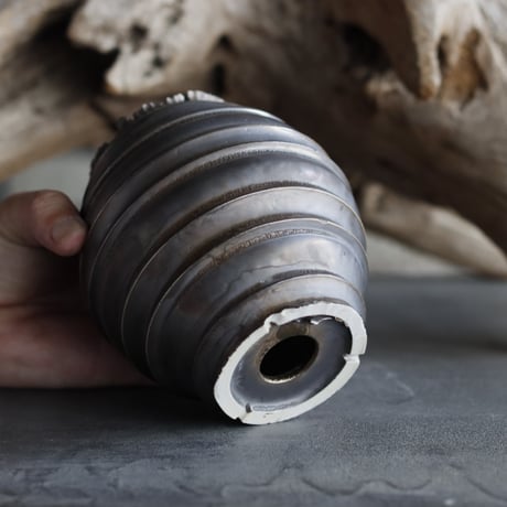 TAKERO POT / Tetsu  (4号鉢)  no.323-8