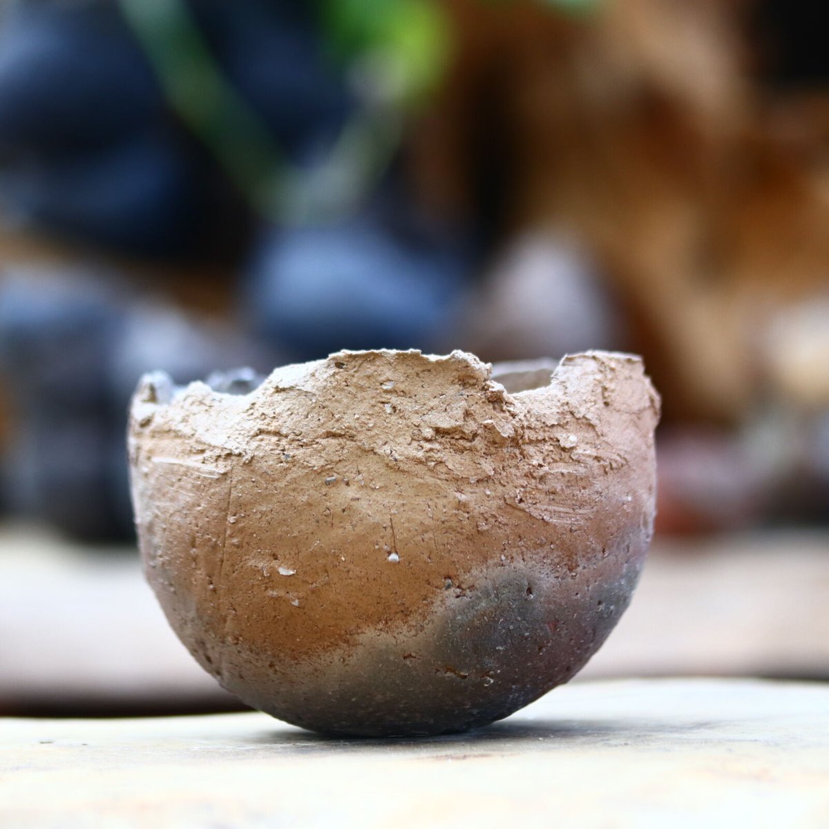 たけろうポット／穴窯チギリ／M no.212-21 | 芽の巣山