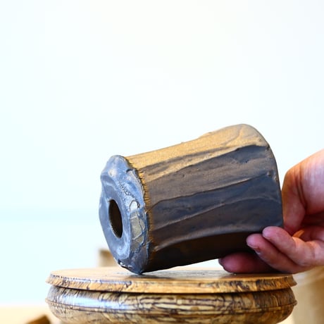 Kaori Ono〝bronze″ / humanity pot    no521-O22