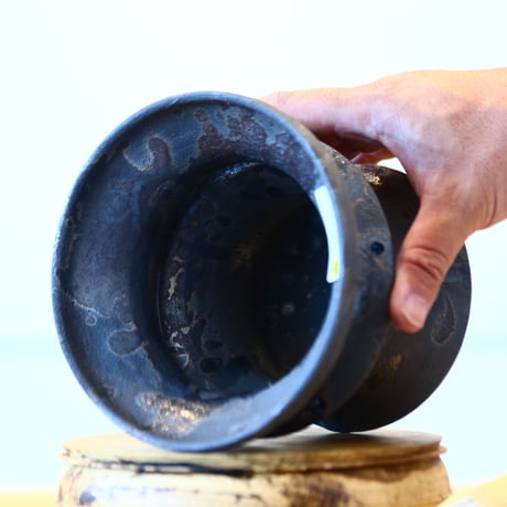 Kazuhiro Arima〝black bite″ / humanity pot    no813-13
