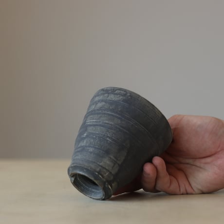 Yuta Uchida / black clay (3号鉢)  no.330-35