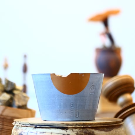 N/OH / コロ鉢 / Blue gray + Moon / SS    no.1203179