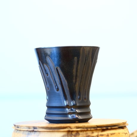 Yuta Uchida / black glaze / humanity pot    no.1231-12