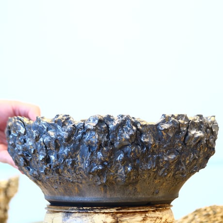 Yuta Uchida / gold rust monst / humanity pot    no.1231-77